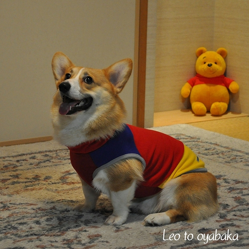 プーさんに見守られてっ.jpg